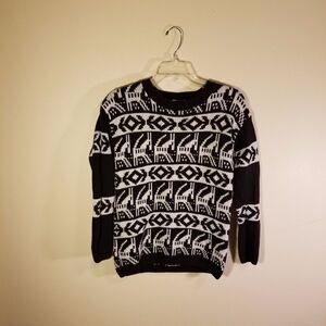 Forever 21 printed sweater